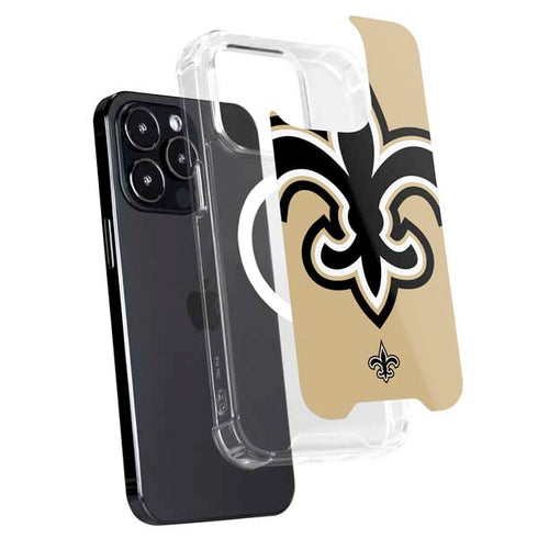 NFL New Orleans Saints Large Logo iPhone 16 Pro MagSafe Case
